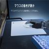 Lovicool Gaming Glass Mouse Pad, Non-Slip, Durable, Tempered Glass for FPS Games and Office Use, 400x450mm, White