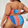 Women Bikini Set Sexy Swimwear Two Pieces Swimsuit Printed Bathing Suits Bodysuit Beachwear Swimming Sets Plus Size Female