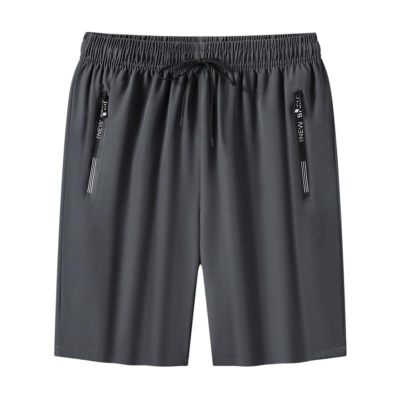 Men's Shorts Cool Summer with Four Sided Elastic Outer Wear Five Quarter Length Shorts for Sports and Leisure, Quick Drying Beach Pants
