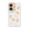 Realme Note60 Mobile Phone Case, Tulip Flower New Ins Wind Fashion Quicksand