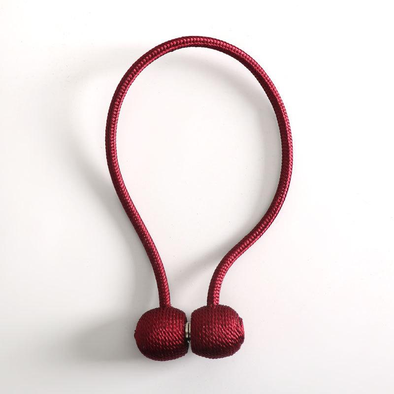 Magnetic Curtain Hooks, 1 Pieces, Bead Ball, Tie Holders, Loop Clips, Tie Rope Accessories, Hook Holder, Home Decorations