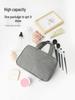 Travel-Friendly Multi-Color Hanging Toiletry & Makeup Bag with Wet and Dry Compartments