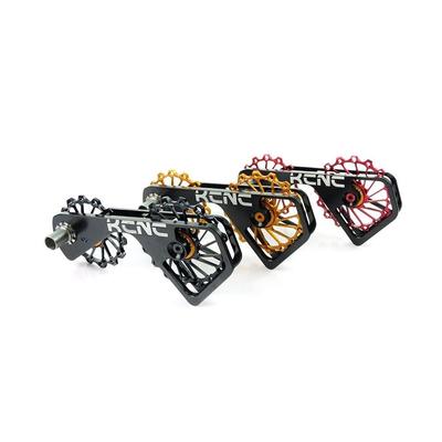 KCNC 16T Derailleur Pulley 7075 Aluminum Alloy Big Pulley Bicycle Pulley Compatible with Shimano Dura Ace 6700/6800/7800/7900/7970/9000/9070 (Black)