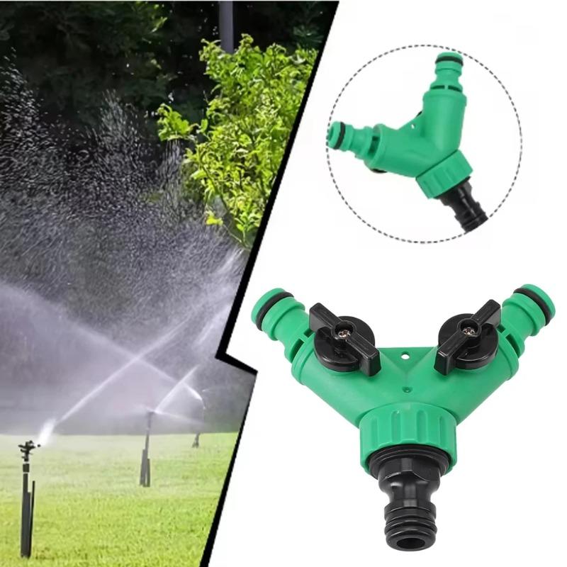 1PC Live Connection Three-way with Switch Valve Shunt Water Separator Garden Irrigation Washing Machine Faucet Plastic Adapter