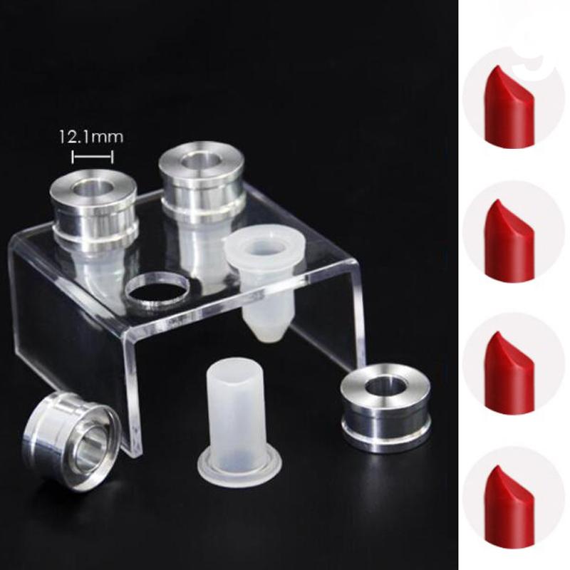 Diy Self-Made Handmade Handmade Craft Tool Lipstick Material Kit Small Sample Nozzle Empty Tube Silicone Aluminum Mold Lipstick