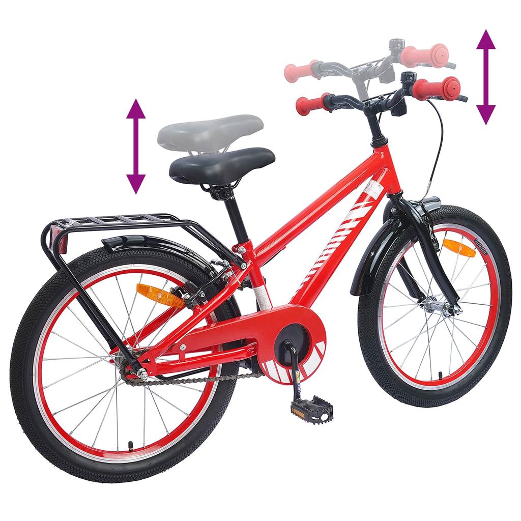 Kids Bike 18 Inches for Ages 5 7 Red