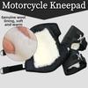 Windproof Motorcycle Kneepad Coldproof Riding Protective Gear Winter Knee Brace  Cold Weather