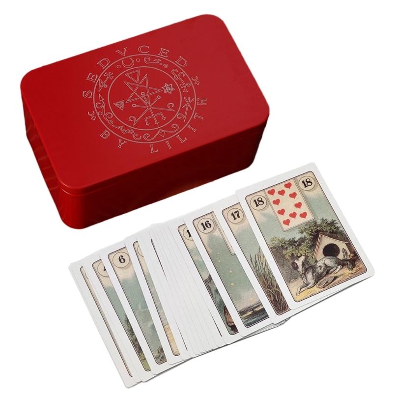 Gaming Card Box Playing Card Container Tarot Card Storage Case Packing Poker Box