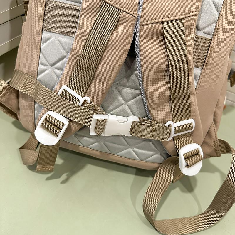 Cartoon Student Schoolbag Girl's Large Capacity Backpack