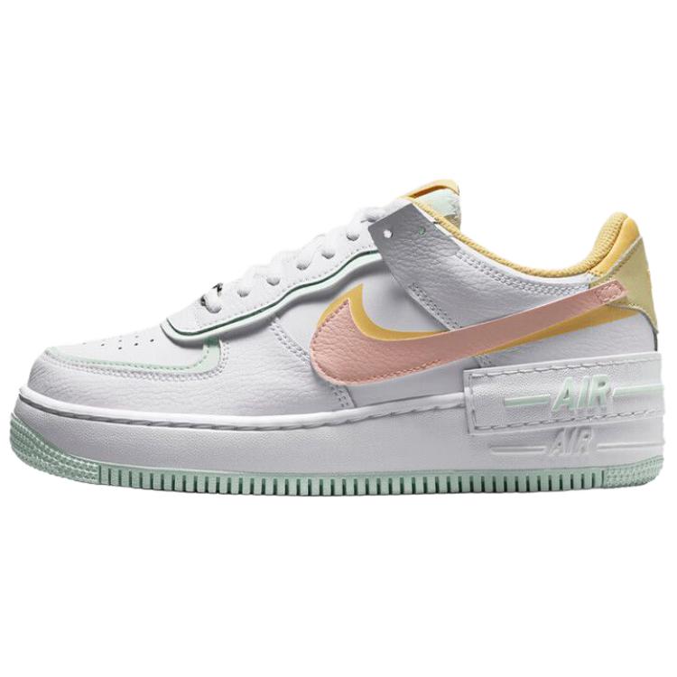Nike AF1 Shadow Skateboard Shoes Women's Low Top Pink White IV3221-181