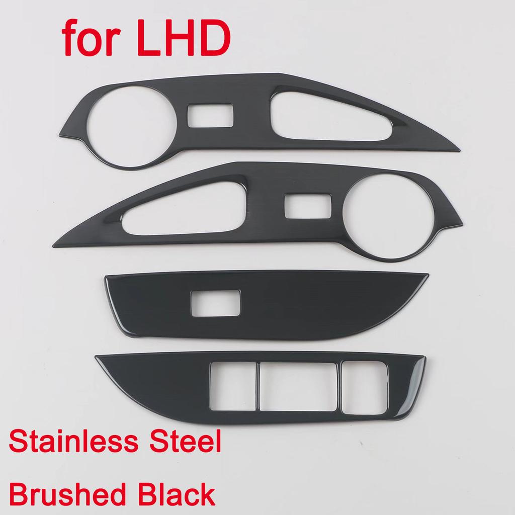 ABS/Steel Window Glass Lift Switch Panel Cover Trim Decoration Lamp Frame Sticker For Toyota Corolla Cross XG10 2024+
