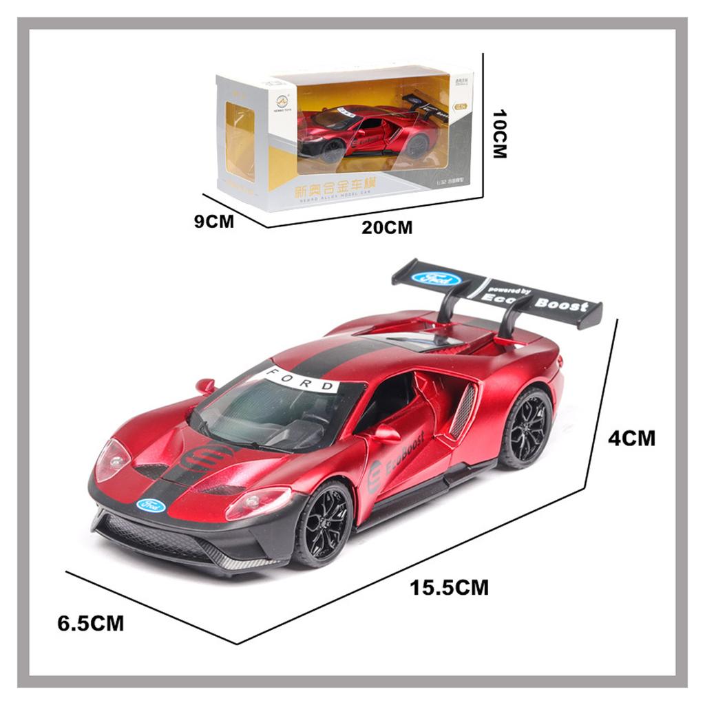 KLT 1:32 Ford GT alloy model car for kids toys for boys toys for kids cars toys