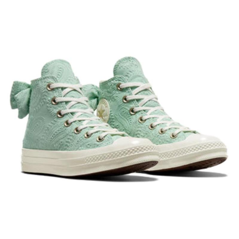 Converse Chuck 70 Bow High Top Espadrilles Women's Green