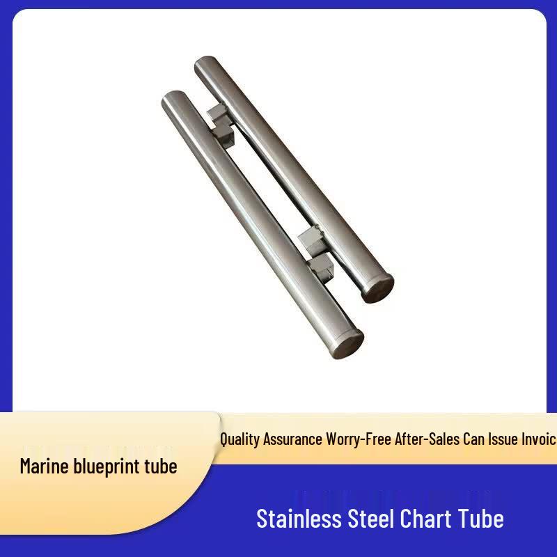 Waterproof Stainless Steel Marine Chart Storage Tube