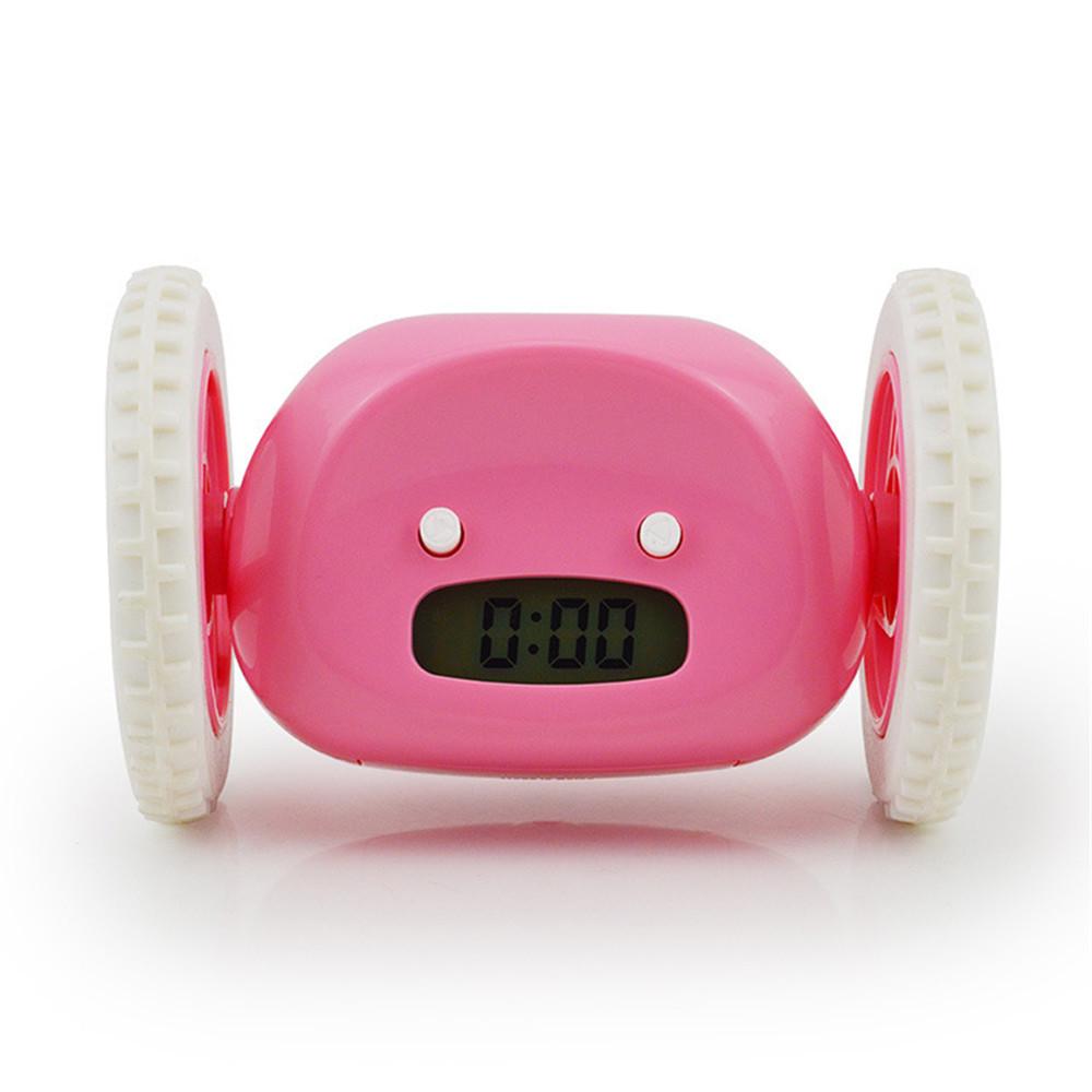 Runaway Alarm Clock - Fun Escape Clock with Wheels for Kids & Students, Snooze Feature
