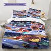 Deltarune Shadow Oath Bedding Quilt Set Quilt Cover Pillowcase Home Decoration Birthday Gift (1 * Duvet Cover + 2 * Pillowcase, Without Core)