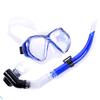 Large Vision Mask, Tempered Glass Diving Goggles Set, Snorkeling, Silicone Mouthpiece Breathing Tube Equipment, Double Drainage.