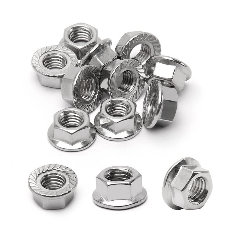 Anti-Slip Hex Flange Nut with Teeth (M3-M12)