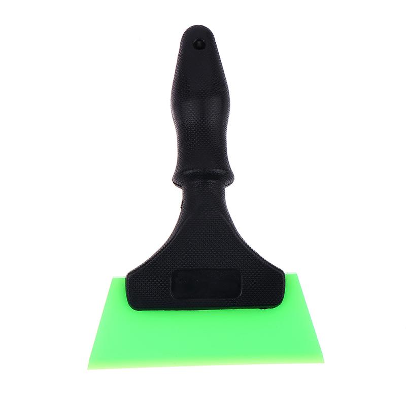 Rubber Scraper For Car Glass Plastic Handle Squeegee Window Tint Tool Water Wiper Mirror Cleaning Water Blade Car Accessories
