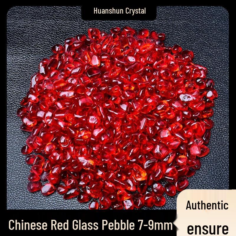 Seven-Color Glazed Crushed Stone Glass for Fish Tanks, Landscaping, Crystal Ornaments, DIY Mandala, and Gemstone Jewelry