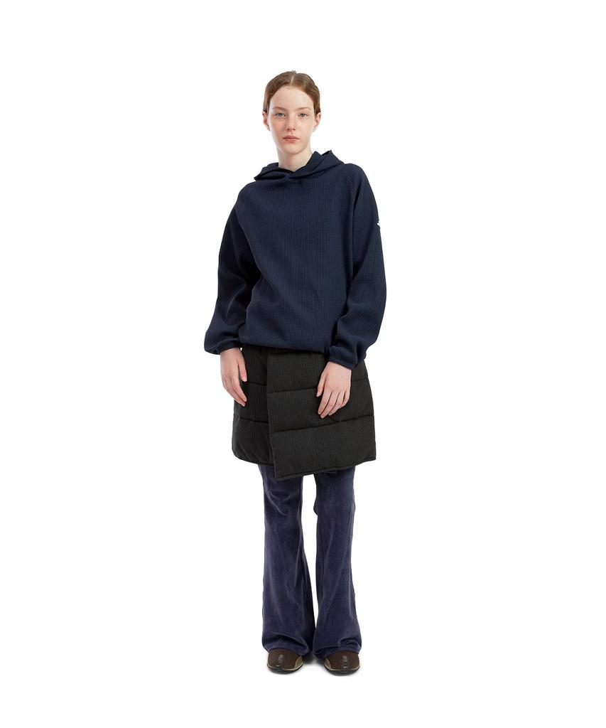 Sseonleobeutueo Flannel Insulated Lap Skirt Brown