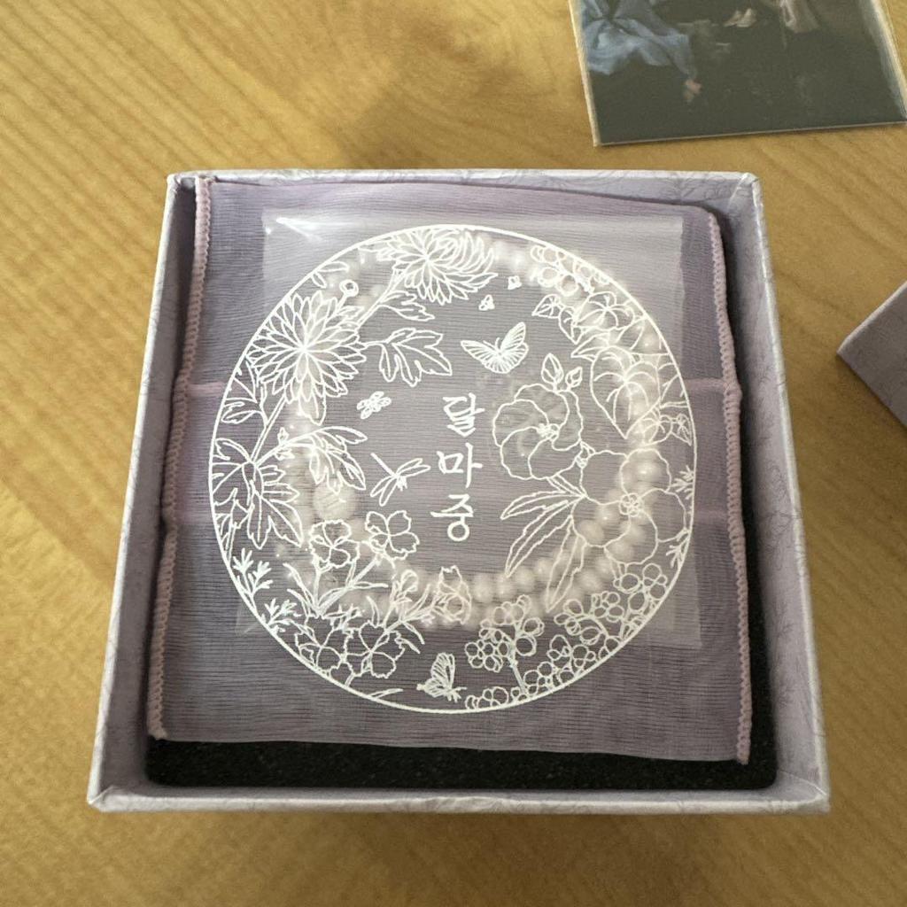 [USED] BTS Dharmajun 2022 Necklace with Trading Card