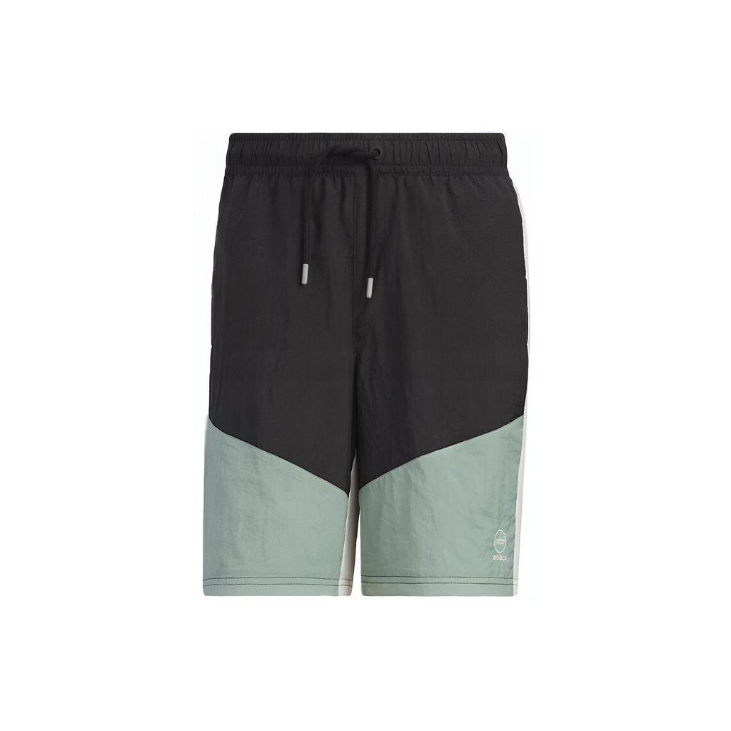 Adidas Neo Color Block Drawstring Sports Shorts Men Shorts Black IP3882