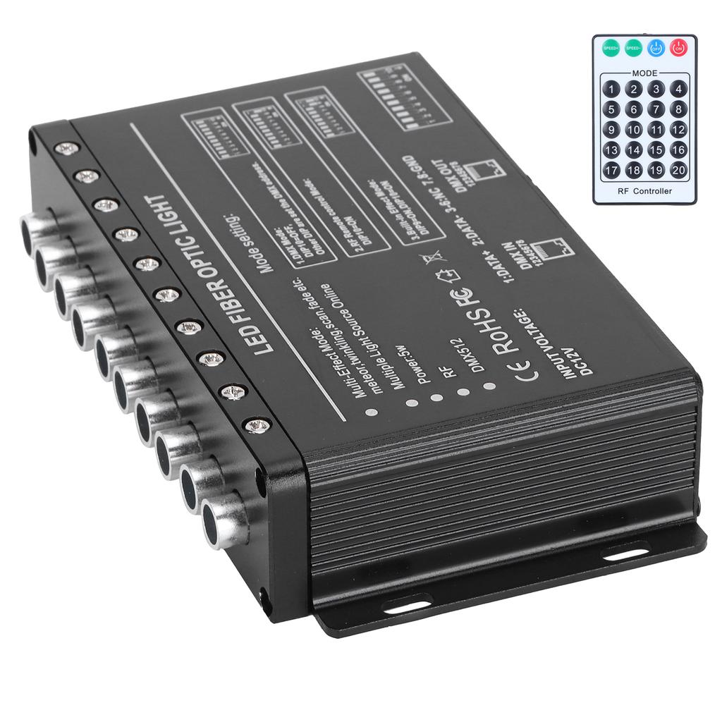 5W Fiber Optic Light LED Ceiling Star Ambient Light Source with 10 Hole for Living Room Bedroom