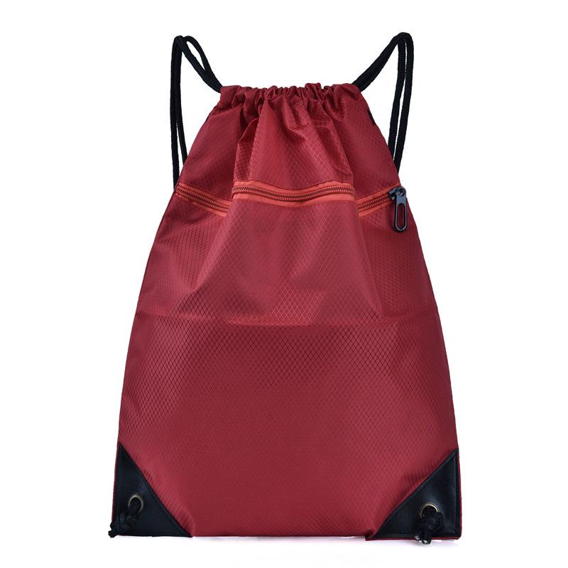 Unisex Oxford Waterproof Drawstring Backpack - Gym & Outdoor Use