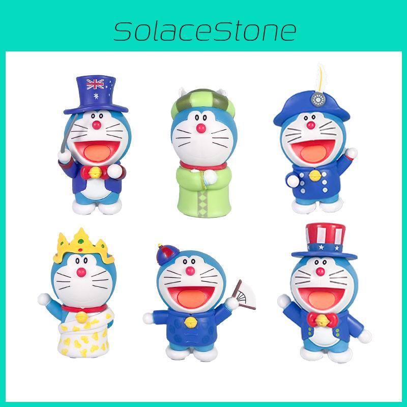 Doraemon Collectible Figure Series Pvc Toy With Assembly For Desk Decor And Gift