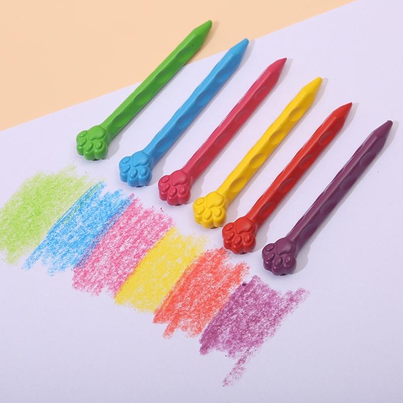 Washable Art Crayon For Kids Coloring Book 12/24/36 Color Easy to Grip Crayon For Toddler Preschooler Doodling Drawing