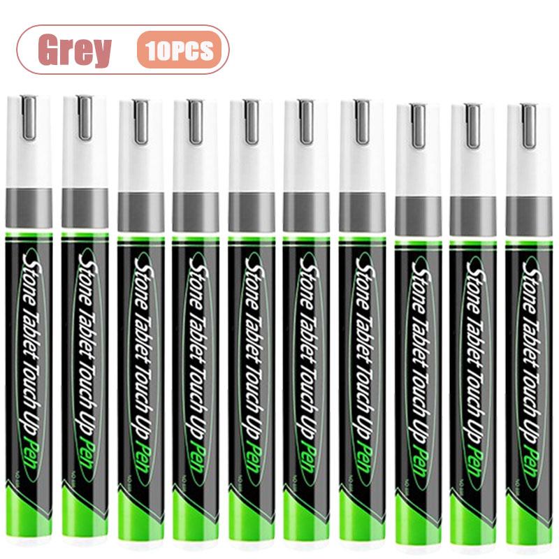 Tombstone Lettering Repair Paint Pen for Grave Marker Metal Stone High Heat Resistant Waterproof Fade Proof Outdoor Use