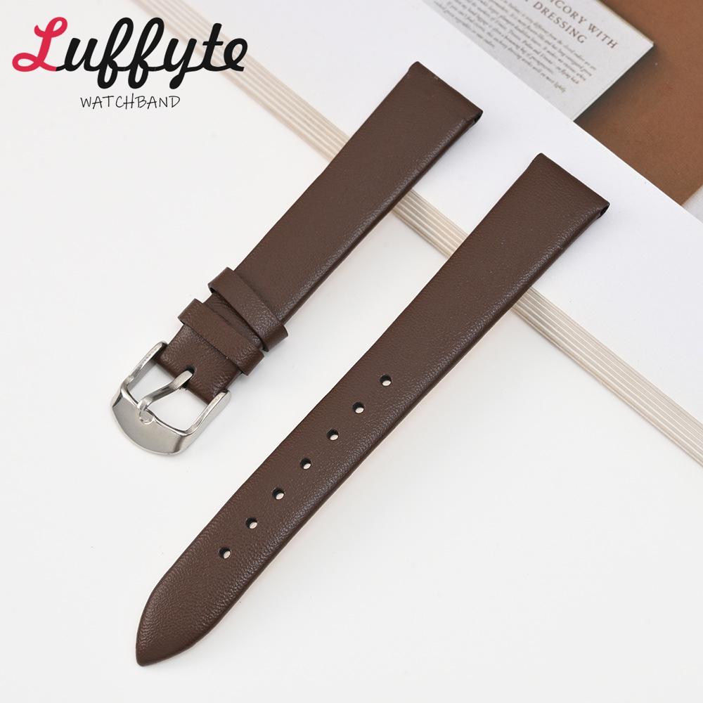 

Кожаный ремешок для часов Женский ремешок для часов Черный Коричневый Запасной браслет 16мм 18мм 20мм 22мм Аксессуары для часов 16mm темно-коричневого