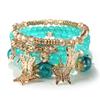 Bohemian bracelet creative tassel multi-layer beaded bracelet