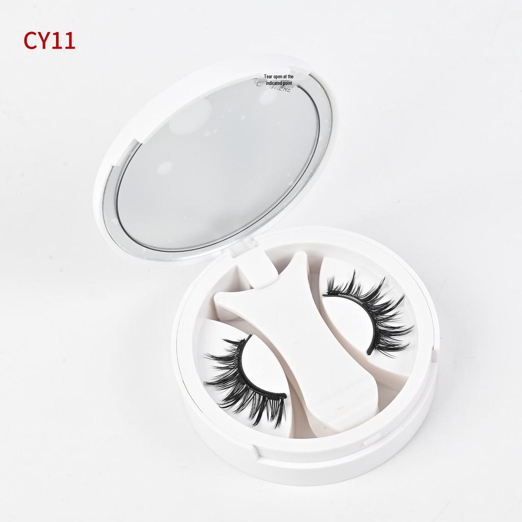 Magnetic Reusable Eyelashes in Glue-Free Portable Case for Beginners