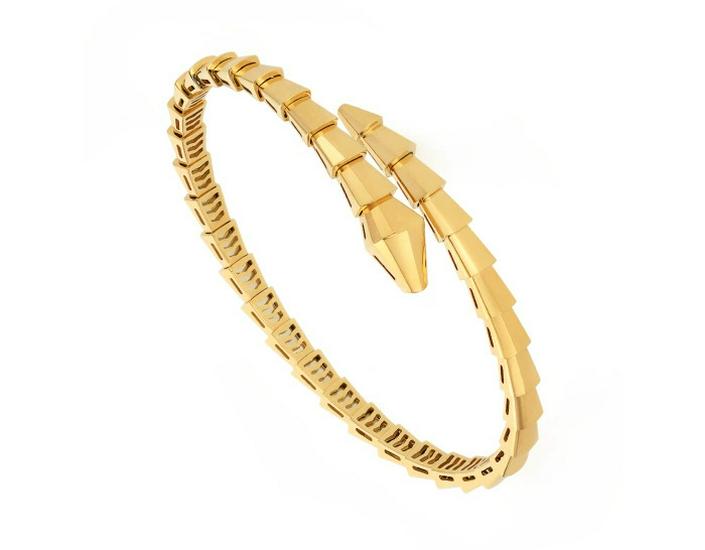 925 Silver CNC Diamond Spirit Snake Bangle: Stylish Two-Circle Snake Bone Bracelet with Full Diamond Accents