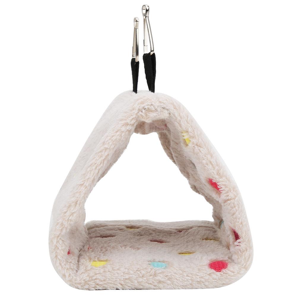 Plysch Hamster Hängmatta Varm Hängande Bo för Små Husdjur Papegojor Myna Sockerglidare Fåglar