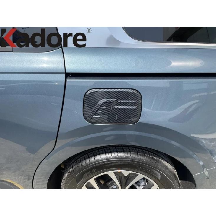 For Kia Carnival KA4 2024 2025 Carbon Fiber Car Gas Fuel Tank Cover Trim Oil Filler Cap Overlay Accessories