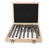 8Pcs White High Carbon Steel Twist Drill Bit Set Large Heat Treated Industrial