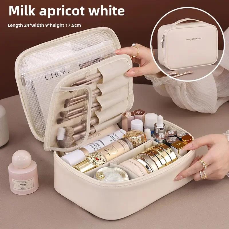 Women's Cosmetic Bag Large Capacity Makeup Pouch Travel Toiletry Case Beauty Essentials Organizer