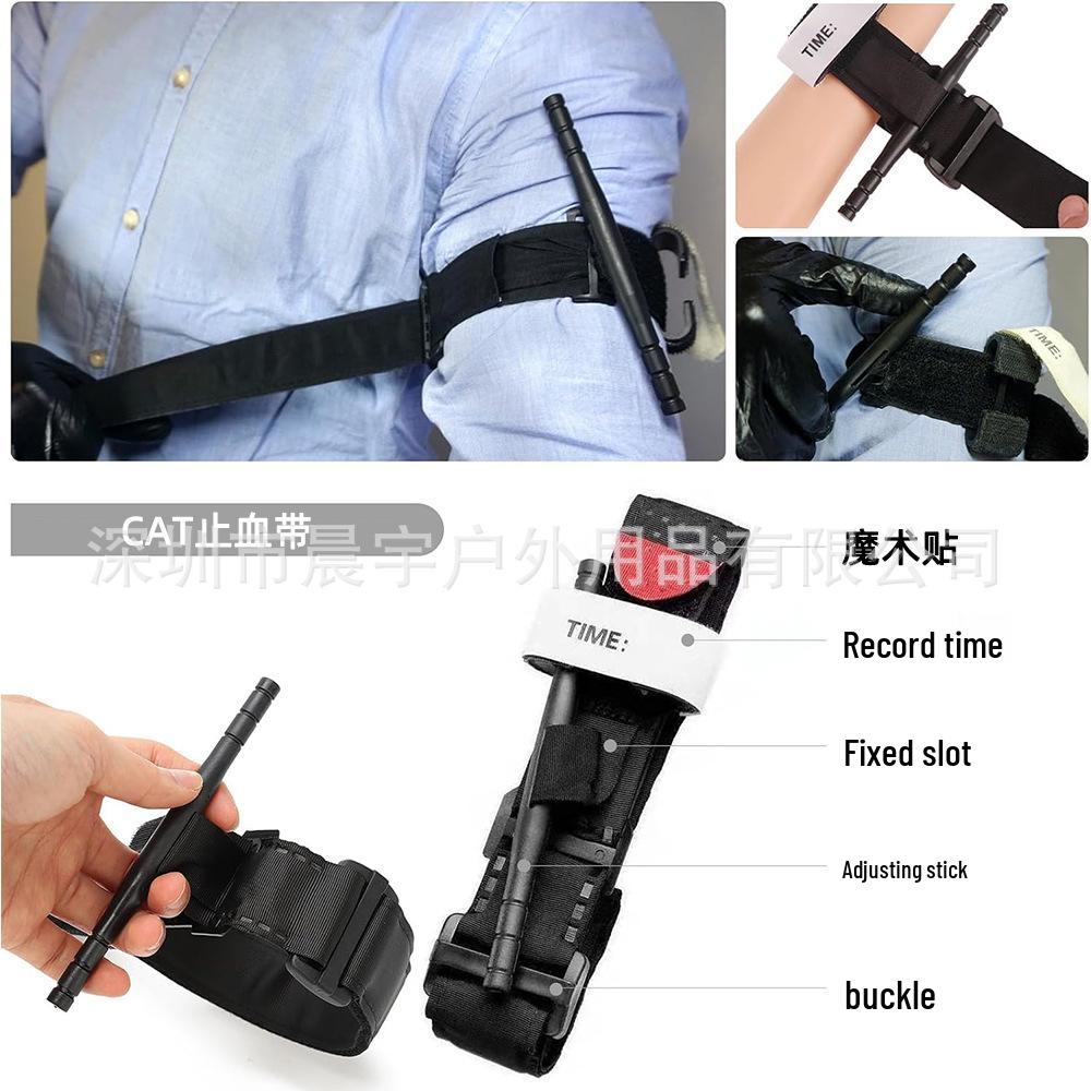 Survival Gear Emergency Trauma Backpack with First Aid Kit and Military Hemostatic Bandage
