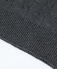 ORIGINALDAY Oversized Round Cable Knit Charcoal