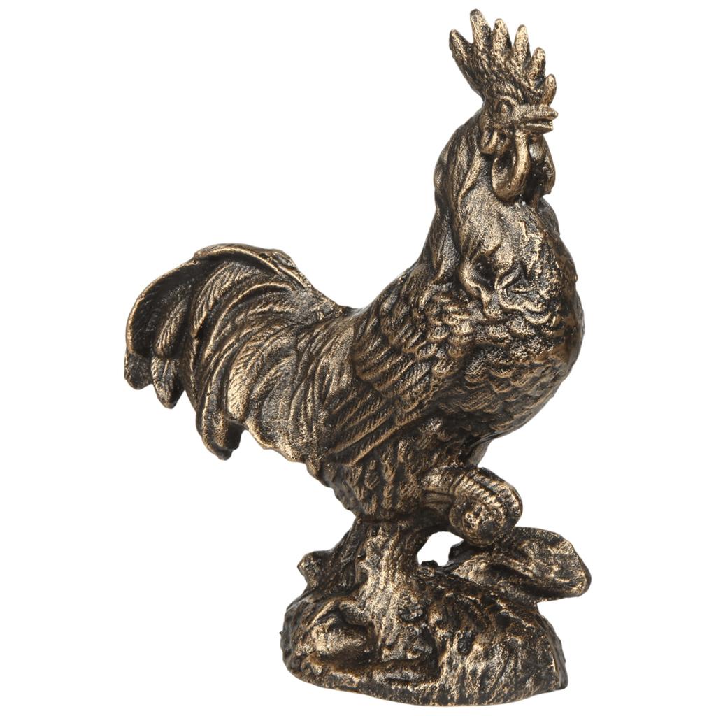Cast Iron Rooster Figurine Decorative Rooster Decoration