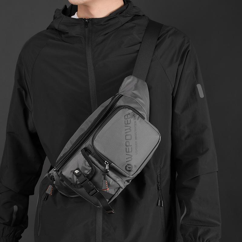 Waterproof Portable Men's Waist Bag Outdoor Sports Multi-functional Chest Bag Travel Shoulder Bag Crossbody Sling Bags