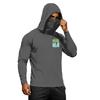 Men's Summer Long Sleeve Quick Dry Hoodie UPF50 Plus Sun Protection Lightweight Fitness Outdoor Sports Hooded Shirt