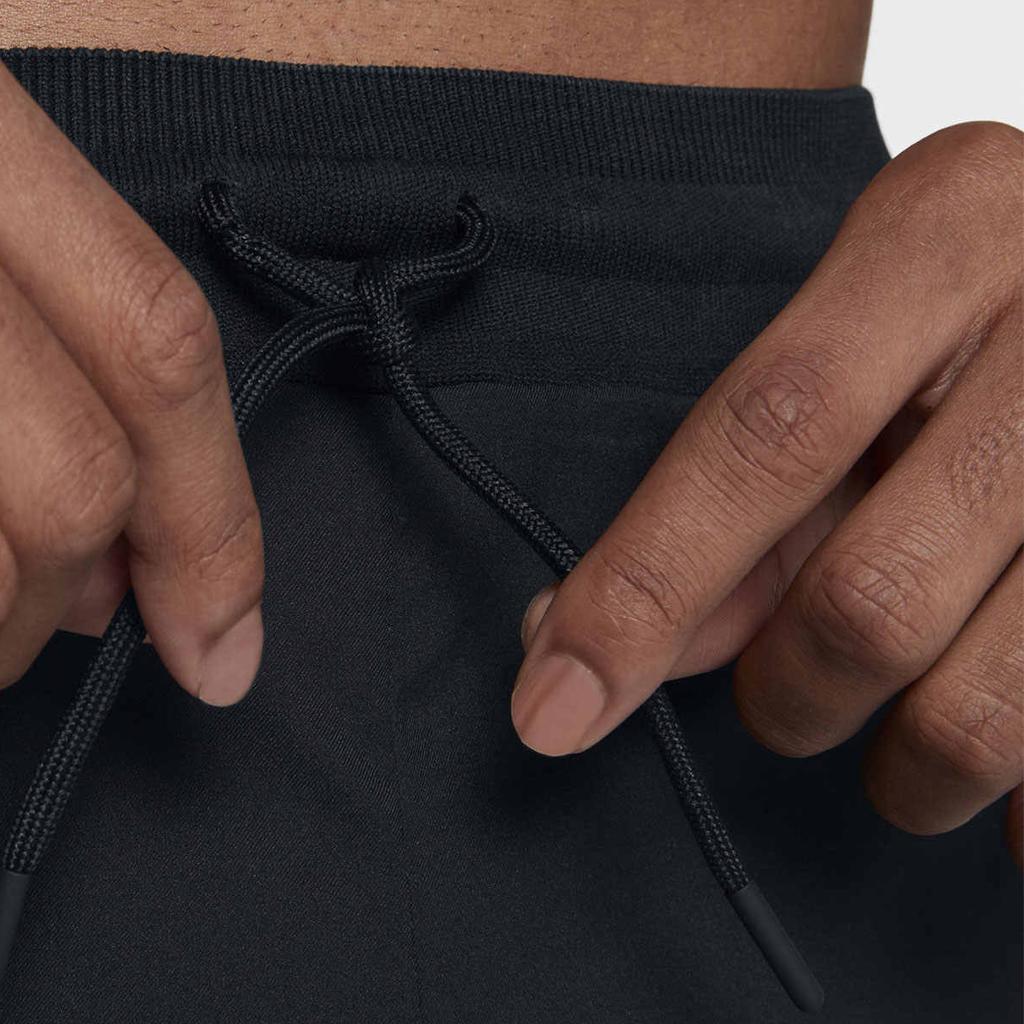 Nike Solid Color Logo Drawstring Shorts Men Bottoms Black 886180-010