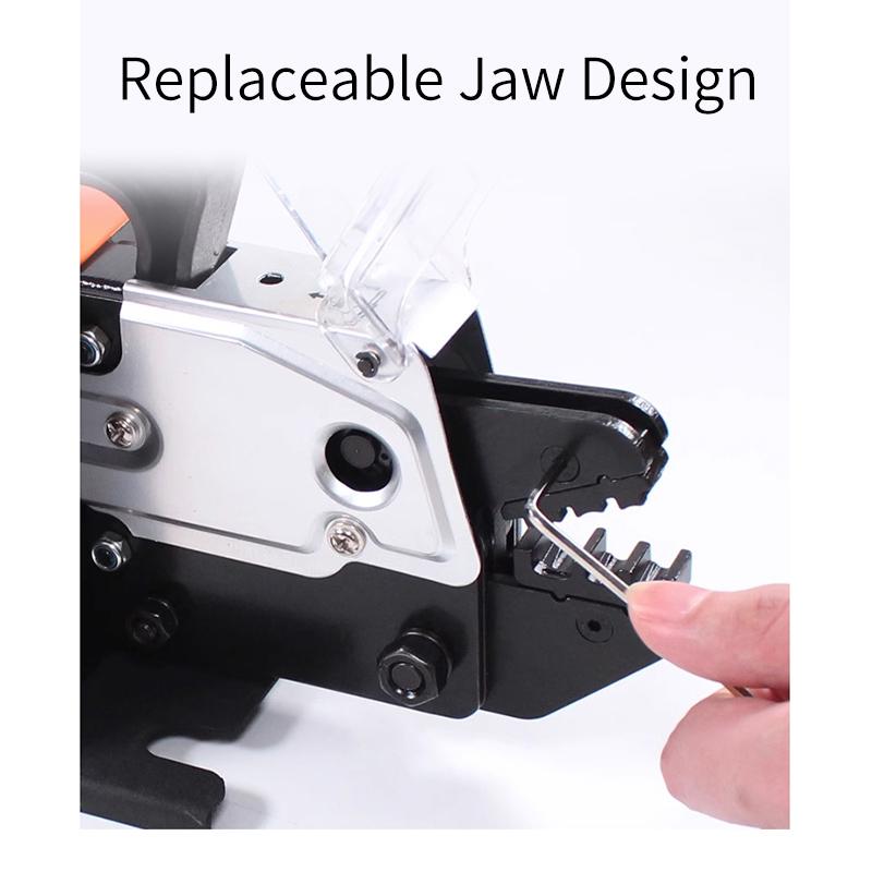 Pneumatic Crimping Pliers Terminal Crimping Machine Cold Press 0.25-10mm 10MPA Multi-function Exchangeable Mold Terminal Machine