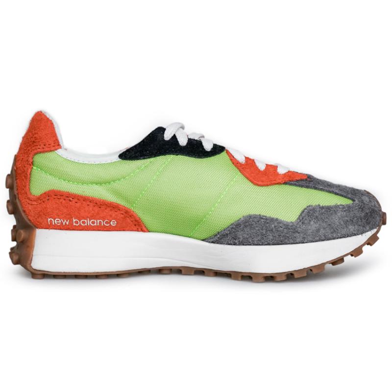 New Balance 327 Lime Green Red Grey Sneakers MS327SFA