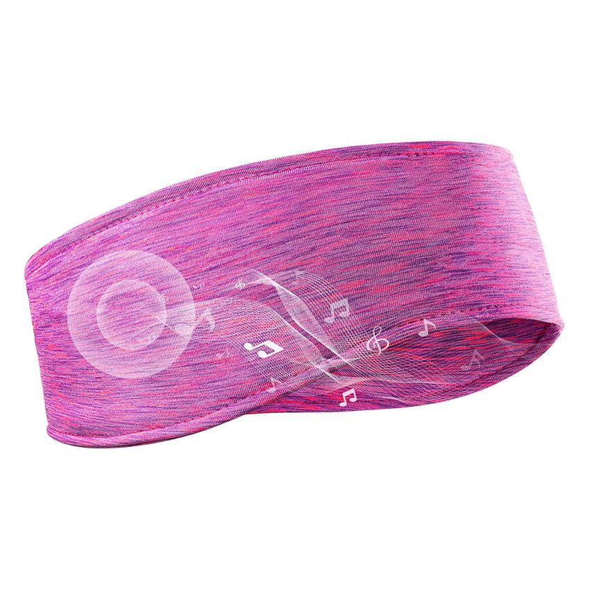 

Sports Headphones 3.5mm Wired Stereo Music Headband Breathable Sleep Eye Mask Soft Earphone for Mobile Phone PC Birthday Gifts рожевий