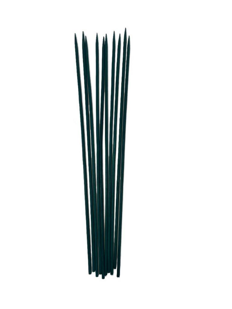 Green Dyed Bamboo Support Rod for Plant Growth and Flower Arrangement